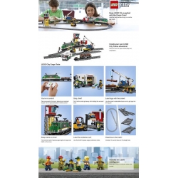 Lego City Pociąg 3w1 SuperPack 60198 + 60205 + 60238